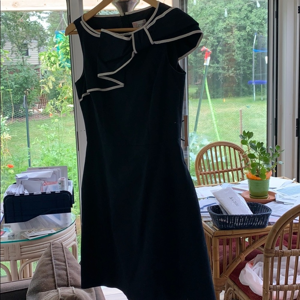 Red Valentino Abiti Donna navy bow dress size 4